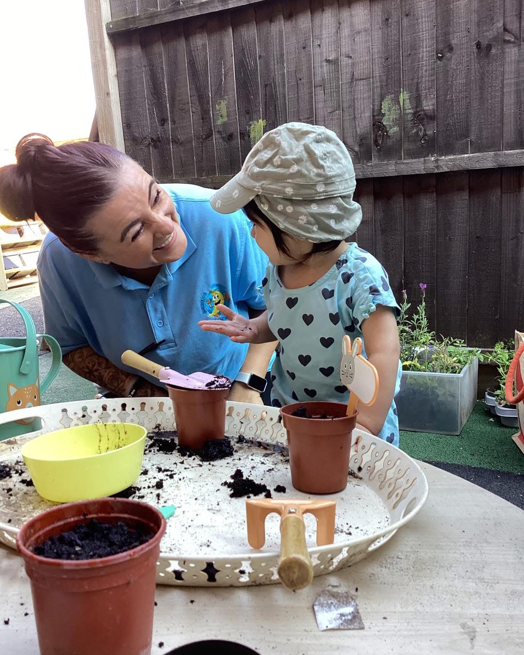 Busy Little Gardeners!